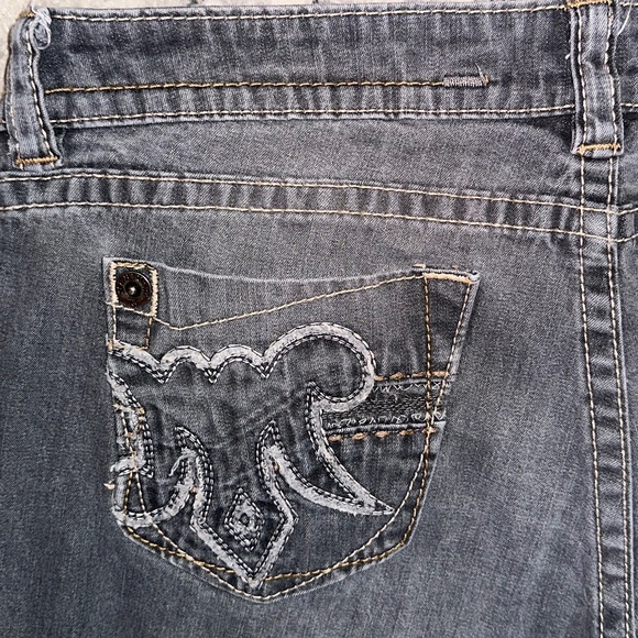 Buckle Sardinia Bootcut Gray Jeans Women Size 30x34 - Picture 5 of 14